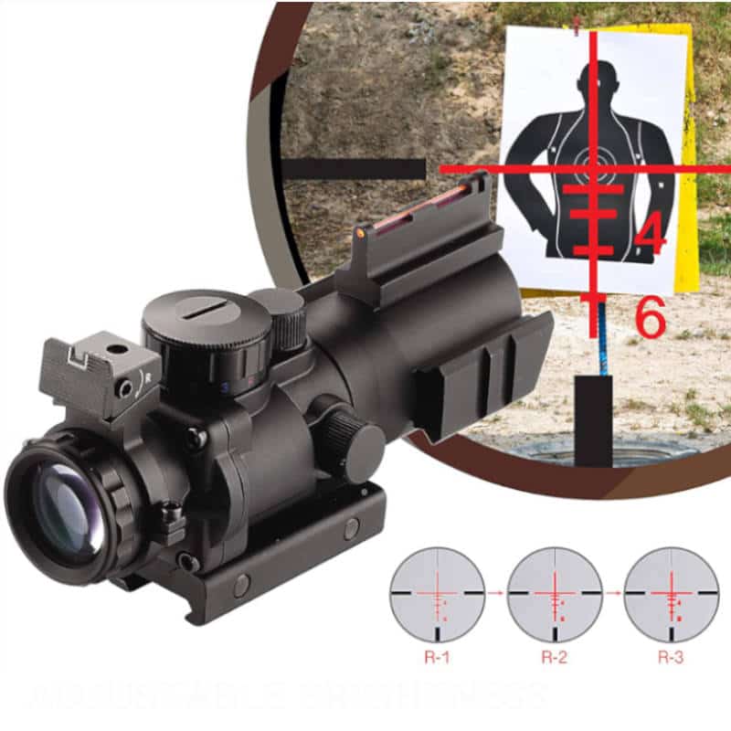Mirino Ottico Red Dot CMdcent Per Softair – 4 Reticoli, 11 Livelli Di Luminosità, Montaggio Su Guida 20 Mm, Alluminio Aeronautico