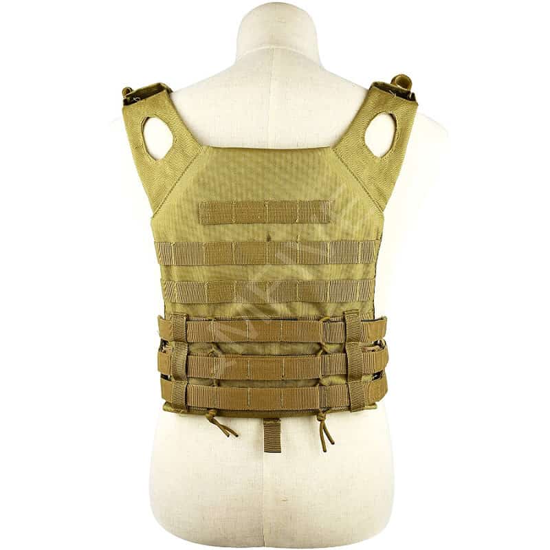 qmfive gilet tattica softair paintball schiena